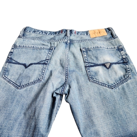 Guess Ultra Slim McCrae Fit blue midrise denim  Jean pants 31x30 - Picture 7 of 10